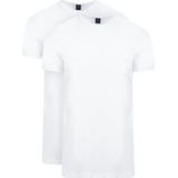 Suitable Ota T-Shirt Ronde Hals Wit 2-Pack - Heren - Basic T-shirts