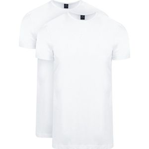 Suitable Ota T-Shirt Ronde Hals Wit 2-Pack - Heren - Basic T-shirts