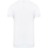 Suitable Vibambo T-Shirt V-Hals Wit 2-Pack - Heren - Basic T-shirts - Bamboo extra zacht en soepel