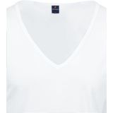 Suitable Vitaru T-Shirt Diepe V-hals Wit 2-Pack - Heren - Basic T-shirts met Stretch