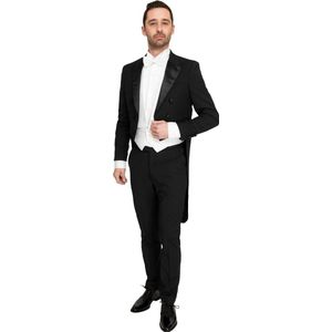 Suitable - Rokkostuum - Zwart - Luxe Wolmix - 2-Delig