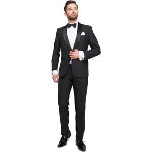 Suitable - Brooklyn - Kostuum - Tuxedo - Wolblend - Luxe Colbert en Pantalon