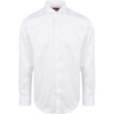 Suitable - Slim-Fit Overhemd - Wit - 100% Katoen