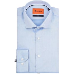 Suitable - DR-04 - Overhemd - Blauw - Slim-Fit - Heren