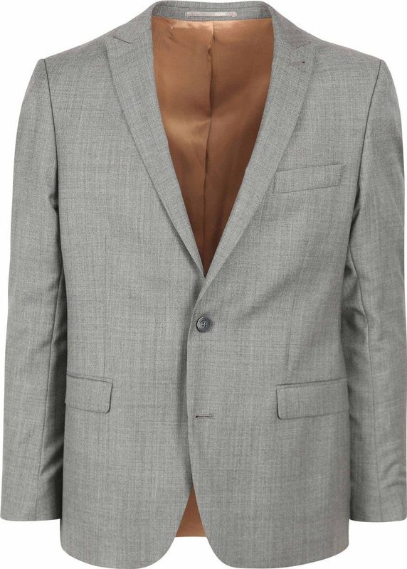 Suitable - Evans - Blazer - Antraciet - 100% Scheerwol - Modern-fit