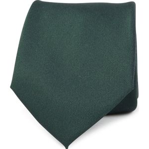Suitable - Stropdas Zijde Groen K81-22 - Luxe heren das van 100% Zijde - Effen