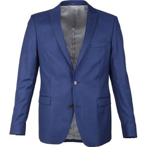 Suitable - Evans - Blazer - Blauw - 100% Scheerwol
