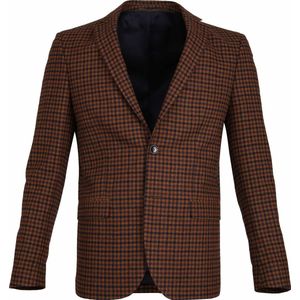 Suitable Prestige Colbert Tollegno Wol Blend Ruit - Maat 50 - Heren blazer