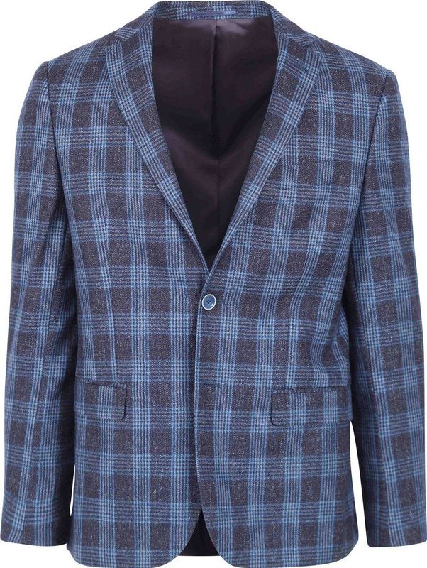 Suitable - Prestige Amqui - Colbert - Blauw - Heren Blazer