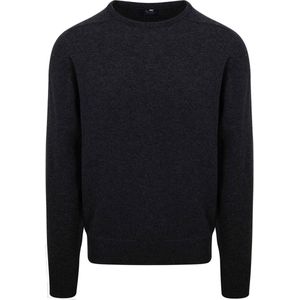 William Lockie - Trui - Antraciet - Lamswol - Regular-fit