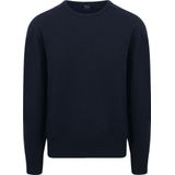 William Lockie - Lamswol - Pullover - Navy