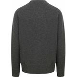 William Lockie Pullover Lamswol Antraciet V - Heren - Pullovers