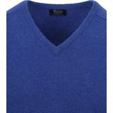 William Lockie - V-Hals - Lamswol - Navy - Pullovers