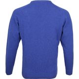 William Lockie - V-Hals - Lamswol - Navy - Pullovers