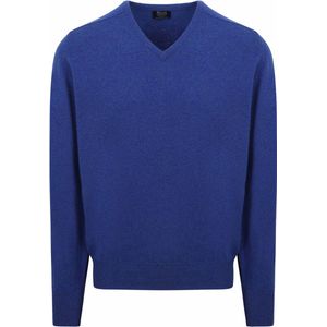 William Lockie - V-Hals - Lamswol - Navy - Pullovers
