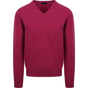 William Lockie - Pullover - Fuchsia - Lamswol - Heren