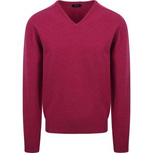 William Lockie - Pullover - Fuchsia - Lamswol - Heren