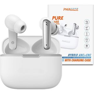 Draadloze Oordopjes Noise Cancelling - Bluetooth Oordopjes - Draadloze oortjes - Oortjes draadloos - Wit