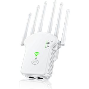 Phreeze - WIFI Versterker - 1200 Mbps - WPS Knop - Geschikt voor 2.4 Ghz en 5.0 Ghz