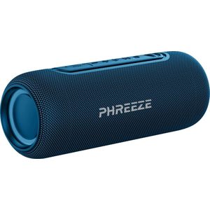 Phreeze Bluetooth Speaker - Waterdicht - Extra Bass - Blauw