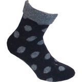 Boru - Huissokken Unisex - Navy - 2 Paar - 45% Wol