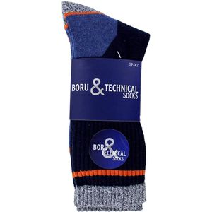 Boru - Technische Werksokken - Marine - 2 Paar