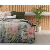 Dekbedovertrek - Grijs - Katoen - 240x220 cm