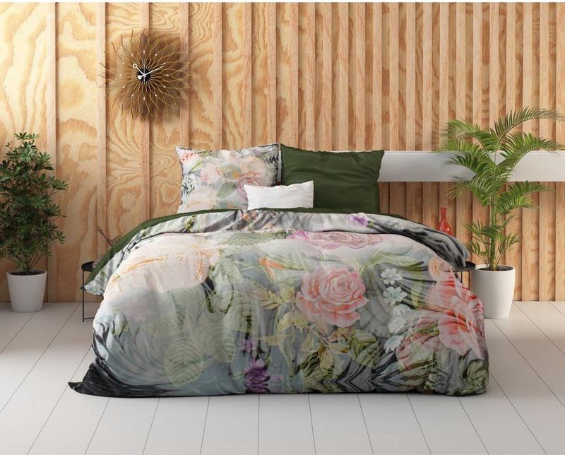 Dekbedovertrek - Grijs - Katoen - 240x220 cm