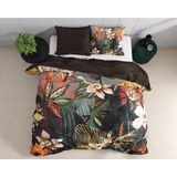 Dekbedovertrek - Katoen - Grijs - Eenpersoons