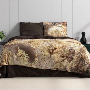 Inferno 2-persoons dekbedovertrekset 200x220cm taupe
