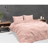 Sleeptime - Velvet Touch - Dekbedovertrekset - Roze - 200x200/220 + 2 Kussenslopen 60x70