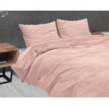 Sleeptime - Velvet Touch - Dekbedovertrekset - Roze - 200x200/220 + 2 Kussenslopen 60x70