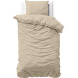 Dreamhouse Stone Washed Dekbedovertrek + 1 kussenslopen Zand