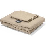 Dreamhouse Stone Washed Dekbedovertrek + 1 kussenslopen Zand