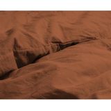 Dreamhouse Stone Washed Dekbedovertrek + 1 kussenslopen Bruin