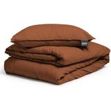 Dreamhouse Stone Washed Dekbedovertrek + 2 kussenslopen Bruin