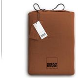 Dreamhouse Stone Washed Dekbedovertrek + 2 kussenslopen Bruin