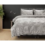 Dreamhouse - Dekbedovertrek - Metallic Zilver - 100% Katoen - Inclusief Kussensloop