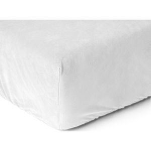 Sleeptime Velvet Hoeslaken - DE MEEST ZACHTE HOESLAKEN - 140x200 - Wit