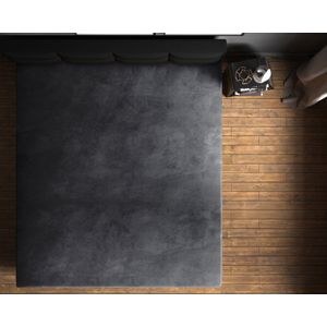 Sleeptime - Velvet Hoeslaken - Antraciet - 160x200/30