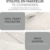 Sleeptime Teddy Dekbedovertrek + 2 kussenslopen Wit