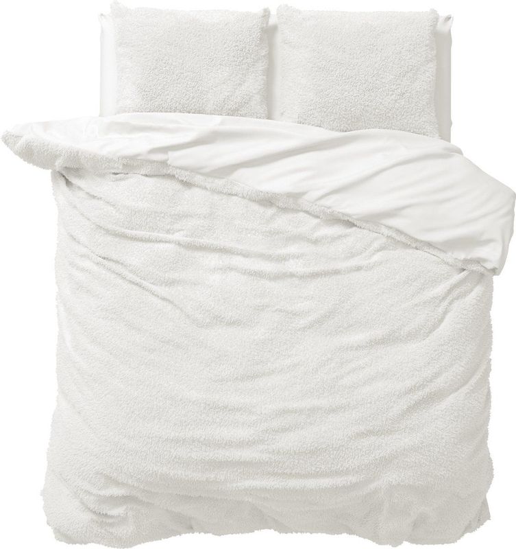 Sleeptime Teddy Dekbedovertrek + 2 kussenslopen Wit
