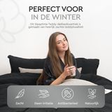 Sleeptime Teddy Dekbedovertrek + 2 kussenslopen Antraciet