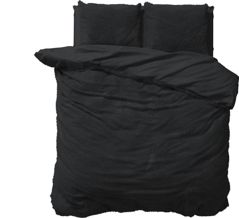 Sleeptime Teddy Dekbedovertrek + 2 kussenslopen Antraciet