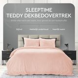 Sleeptime Teddy Dekbedovertrek + 2 kussenslopen Roze