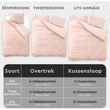 Sleeptime Teddy Dekbedovertrek + 2 kussenslopen Roze
