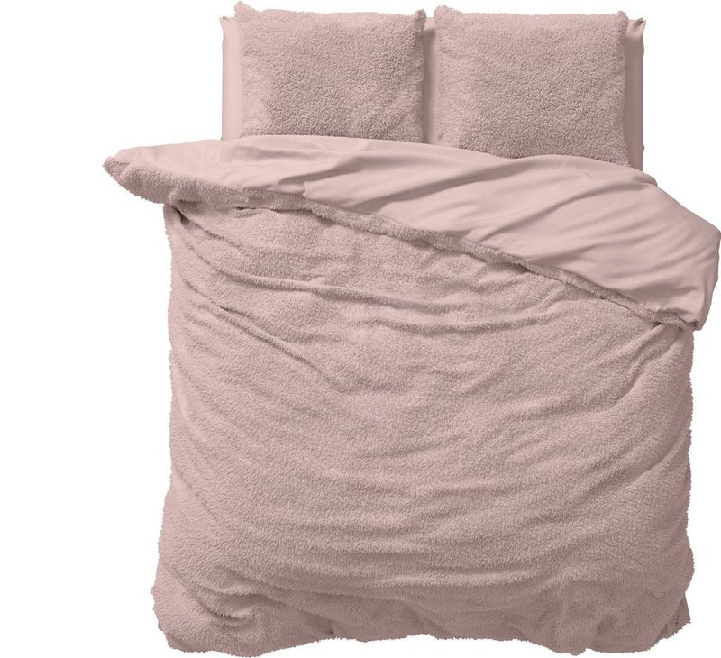 Sleeptime Teddy Dekbedovertrek + 2 kussenslopen Roze