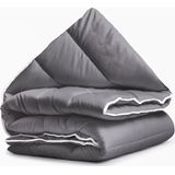 Sleeptime All-in one Omkeerbare Dekbed - Dekbed zonder Overtrek - 140x200 - Antraciet
