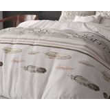 Sleeptime Good Night Dekbedovertrek - 140 x 200/220 + 1 60 x 70 cm kussensloop - Wit