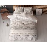 Sleeptime Good Night Dekbedovertrek - 140 x 200/220 + 1 60 x 70 cm kussensloop - Wit